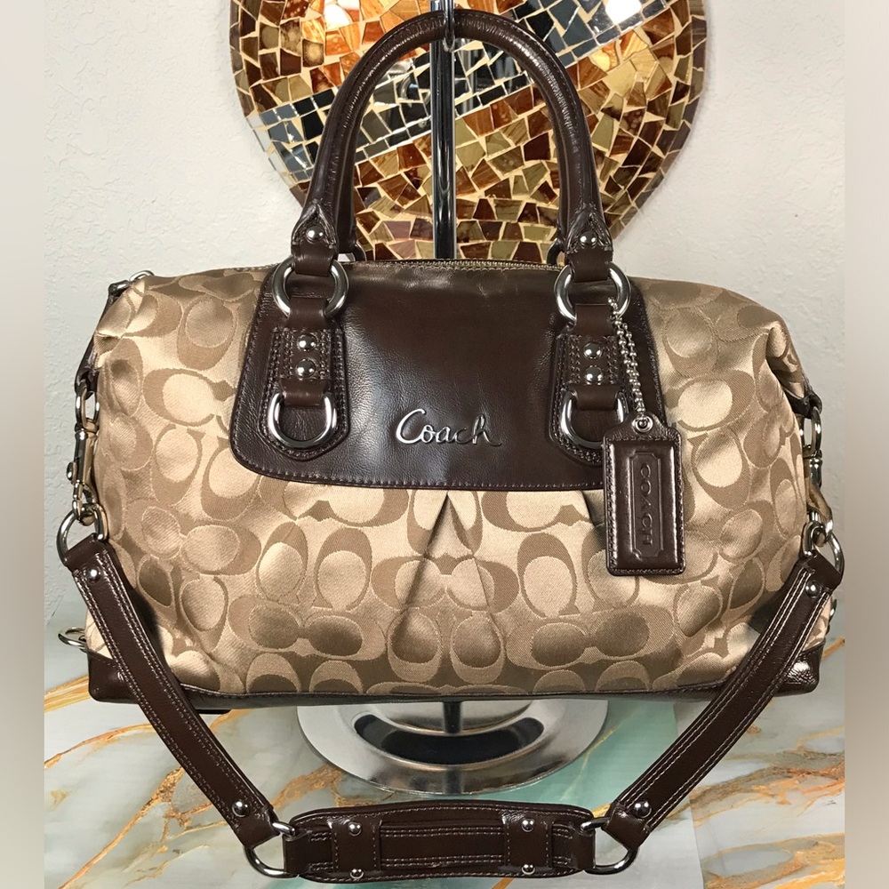 COACH 2010 Ashley Signature Sateen Satchel Bag 😍🔥 - Picture 8 of 17